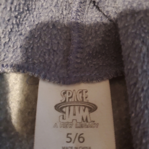 Space Jam Hoodie  Boy’s Size 5/6 Tune Squad, Basketball, Bugs Bunny - Picture 5 of 7